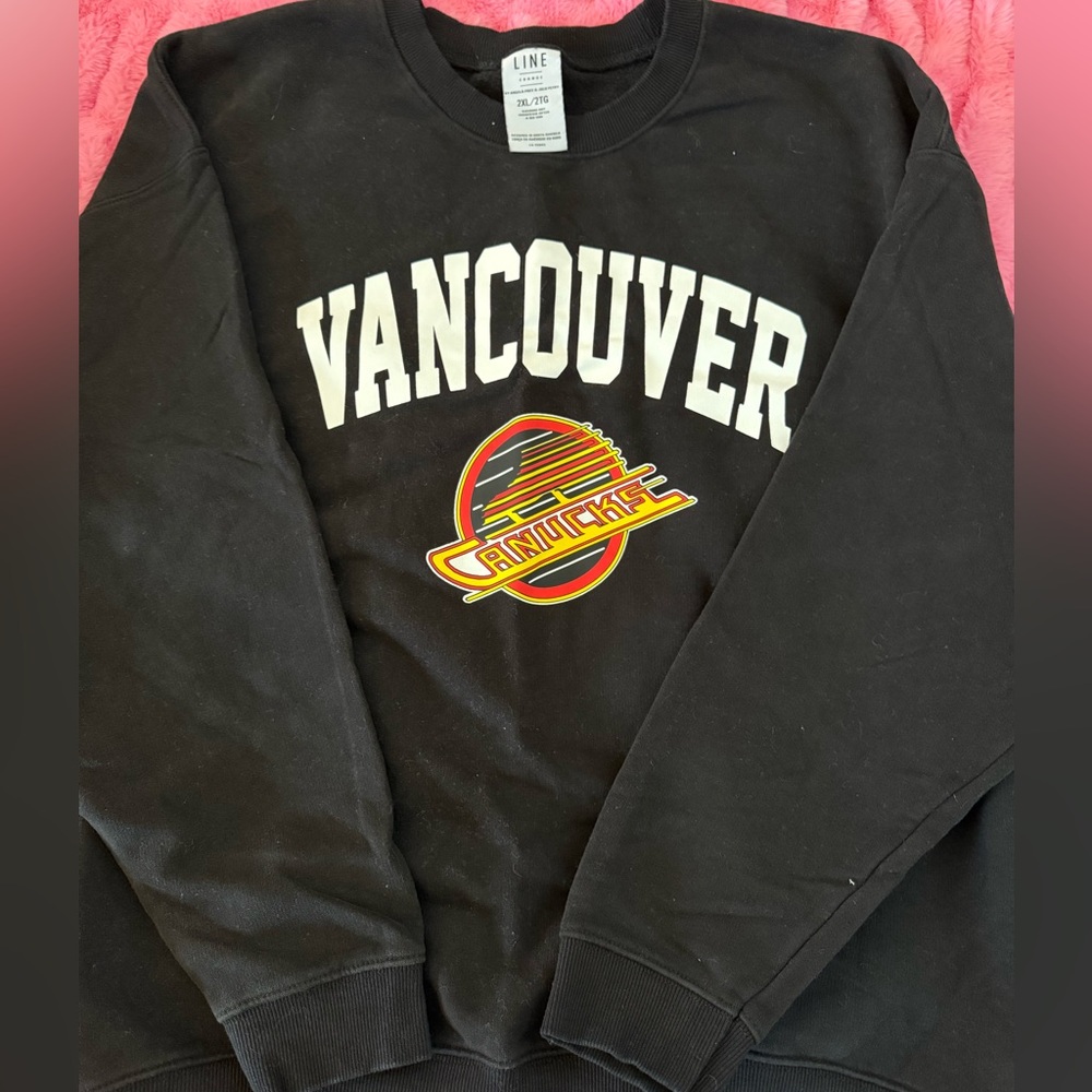 Line Change Black Vancouver Canucks Sweatshirt